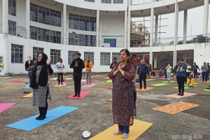 14th JANUARY 2022- MASS SURYANAMASKAR